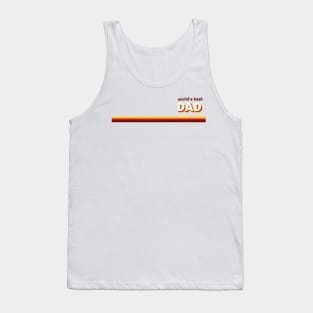 World's Best Dad Vintage Retro Tank Top